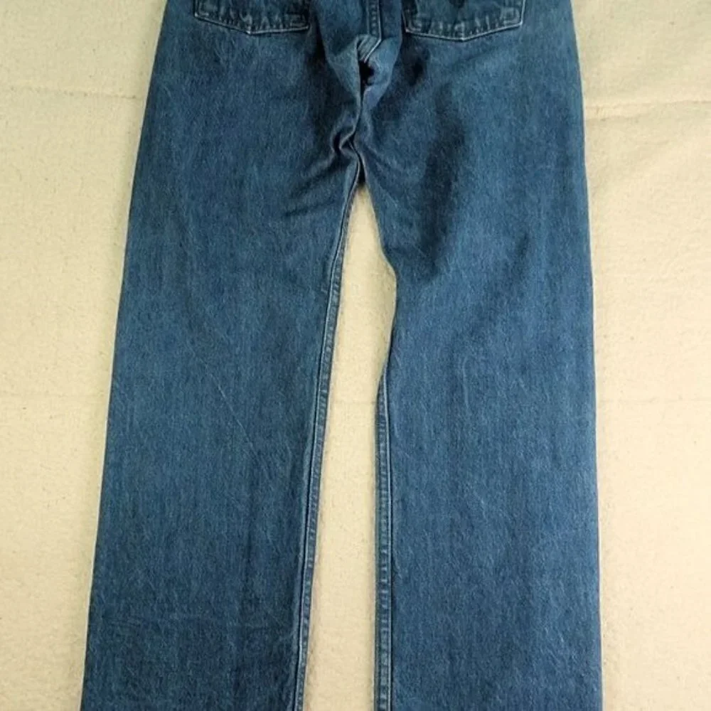 Levis' 501XX Blue Straight Fit Button Fly Denim Jeans W30xL30